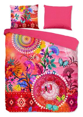 HIP Dekbedovertrek "mandala's en bloemen" - Multi - (240x200/220 cm) - Katoen Satijn