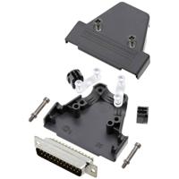TRU COMPONENTS TCTRIP25DBPK 7709440 D-sub male connectorset 180 ° Aantal polen: 25 Soldeerkelk 1 stuk(s) - thumbnail