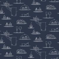 Galerie Just Kitchens Behang met menu eten en drinken - G45407 - thumbnail