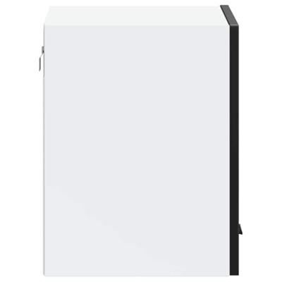 Keukenwandkast Porto bewerkt hout zwart Keukenwandkast Porto bewerkt hout zwart