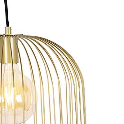 QAZQA Design hanglamp goud - Wire Knock