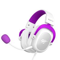 Hoofdtelefoon Hoofdtelefoon Havit HV-H2002d Paars, Gamer, met Microfoon, 53mm Speaker, 3.5mm Plug: Compatibel met XBOX ONE en PS4, HAVIT, HV-H2002d Kleur Paars en Wit - thumbnail