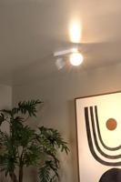 Lucide TRIGONO - Plafondspot - 2xGU10 - Wit - thumbnail