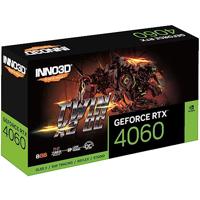 Inno 3D Nvidia GeForce RTX 4060 Videokaart Twin X2 8 GB GDDR6-SDRAM PCIe x8 DisplayPort, HDMI Overclocked - thumbnail
