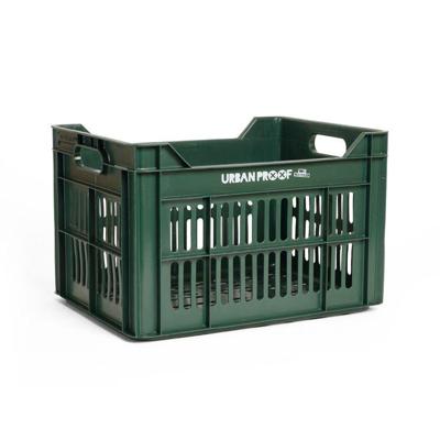 Urbanproof Urban proof fietskrat recycled kunststof 30l donker groen 40x30x25 cm