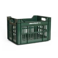 Urbanproof Urban proof fietskrat recycled kunststof 30l donker groen 40x30x25 cm - thumbnail
