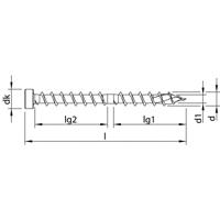 Heco Topix-plus CombiConnect 8,5 x 270 ck T-40 OKD verz; 50 stuks - HC61459 - thumbnail