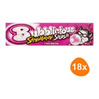 Bubblicious - Strawberry splash - 18x 5 stuks - thumbnail