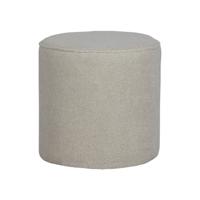 Woood Sara poef hoog teddy Off White - thumbnail