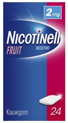 Nicotinell Kauwgom Fruit 2 mg - voor stoppen met roken Nicotinell Kauwgom Fruit 2 mg - voor stoppen met roken