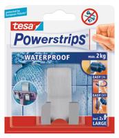tesa POWERSTRIPS® Waterproof scheermeshouder Metaal Inhoud: 1 stuk(s) - thumbnail
