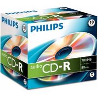Philips Cd-R 700Mb Audio Jewel Case 10 Stuks - thumbnail