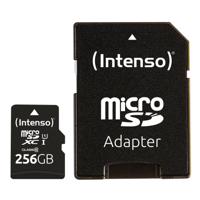 Intenso 256GB microSDXC Performance microSD-kaart 256 GB Class 10 UHS-I Waterdicht - thumbnail