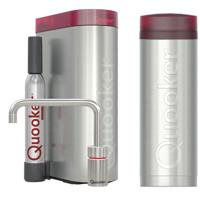 Quooker Nordic Square Kokendwaterkraan Single Tap Set - Kokend Water - RVS - Inclusief PRO3 Reservoir & CUBE - Direct Gekoeld Bruisend Water - thumbnail