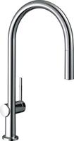 Hansgrohe Talis M54 ééngreeps keukenmengkraan 210 met uittrekbare uitloop, chroom - thumbnail