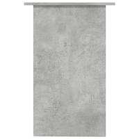 Bureau 90x50x74 cm bewerkt hout betongrijs - thumbnail