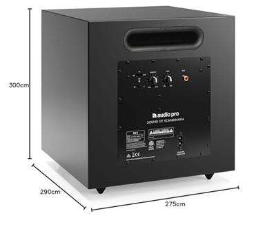 Audio Pro SW-5 Actieve Subwoofer 8" 150W Subwoofer Zwart