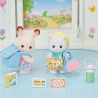 Sylvanian Families Duo peutervriendjes samen wandelen - thumbnail