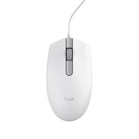 Trust TM-101W Muis USB Optisch Wit 3 Toetsen 1200 dpi Geïntegreerd scrollwiel - thumbnail