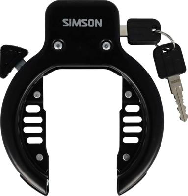 Ringslot Simson universeel - zwart