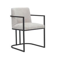 Tower Living Eetkamerstoel 'Archi' Met armleuning, kleur Crème - thumbnail