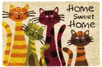 Ruco Print Home Cats 40x60 cm deurmat Hamat - Hamat - thumbnail
