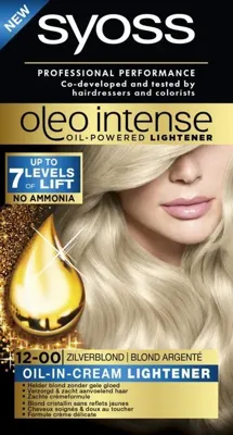 Syoss Syoss Oleo Intense 12-00 Zilverblond Lightener Haarverf (1set)