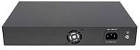 Intellinet 561303 8-Port Gigabit Ethernet PoE+ Switch met 2 RJ45-Uplink-poorten en LCD-scherm 130 W eindspan 19 inch rackmount zwart - thumbnail