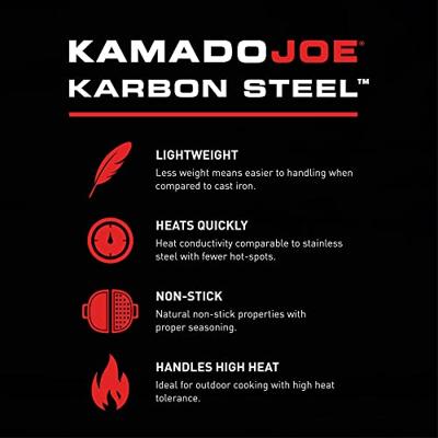 Kamado Joe Karbon Steel Paella Pan