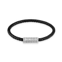 Guess JUMB05035JWSTBKS Zwart Heren armband - thumbnail