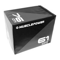 Muscle Power Soft Plyo Box Black - thumbnail