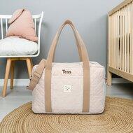 Luiertas Kidzroom Care Thinking Little Thoughts Beige Rib - thumbnail