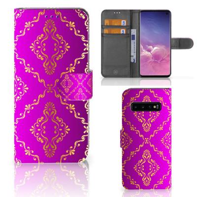 Wallet Case Samsung Galaxy S10 Barok Roze