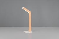 Trio Design tafellampSkip oplaadbaar wit met hout - R55951135 - thumbnail