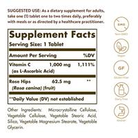 Solgar Vitamine C with Rose Hips (Rozenbottel) 1000 mg Tabletten - thumbnail