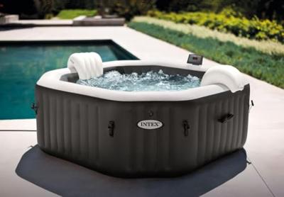 Intex Pure Spa Jet & Bubble Deluxe 4 persoons opblaasbare spa - thumbnail