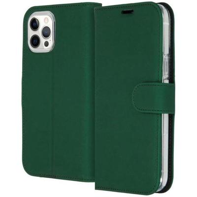 Accezz Wallet Softcase Bookcase iPhone 12 Pro Max Telefoonhoesje Groen