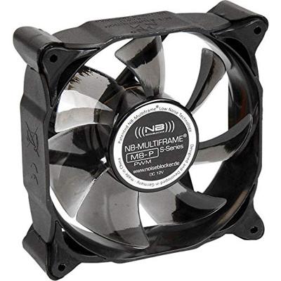 NoiseBlocker M8-P PC-ventilator Zwart (b x h x d) 80 x 80 x 25 mm