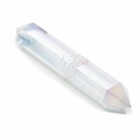 Edelsteen Angel Aura Kwarts Dubbeleinder Punt 20 - 50 gram - thumbnail