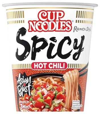 Noodles nissin hot chili spicy cup