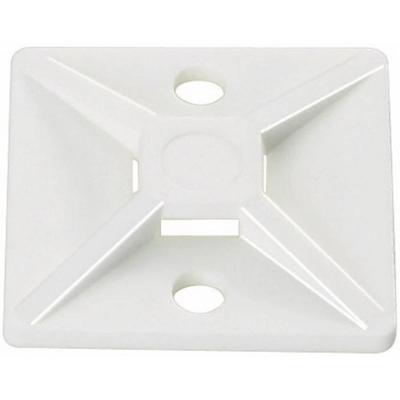 HellermannTyton MB4A-N66-NA-C1 Bevestigingssokkel Zelfklevend, Schroefbaar 151-28469 4-voudige invoeging, Halogeenvrij, UV-stabiel, Weerbestendig Transparant 2 HellermannTyton MB4A-N66-NA-C1 Bevestigingssokkel Zelfklevend, Schroefbaar 151-28469 4-voudige invoeging, Halogeenvrij, UV-stabiel, Weerbestendig Transparant 2