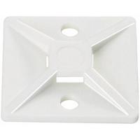 HellermannTyton MB4A-N66-NA-C1 Bevestigingssokkel Zelfklevend, Schroefbaar 151-28469 4-voudige invoeging, Halogeenvrij, UV-stabiel, Weerbestendig Transparant 2 - thumbnail