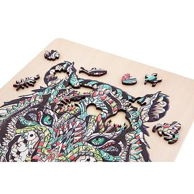 Creative Craft Group Unieke houten puzzel tijger, 130st.