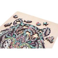 Creative Craft Group Unieke houten puzzel tijger, 130st. - thumbnail