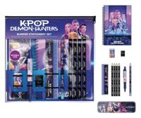 KPop Demon Hunters 12-Piece Stationery Set A4 Bumper - thumbnail