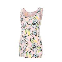 MAMALICIOUS zwangerschapstop Alina met biologisch katoen lichtroze/groen/geel - thumbnail