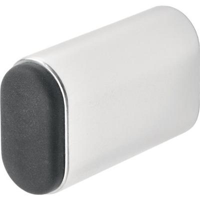 Hermeta 4704-01 deurbuffer ovaal 60 mm naturel