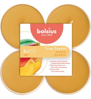 Bolsius maxilicht true scents mango 8 stuks