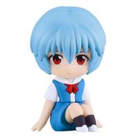 Rebuild of Evangelion Rubber Mascot Nendroid Plus Mini Figure Rei Ayanami 8 cm - thumbnail