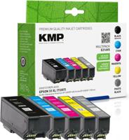 KMP Inktcartridge vervangt Epson 33XL, T3357, T3351, T3361, T3362, T3363, T3364 Compatibel Combipack Zwart, Cyaan, Magenta, Geel E216VX 1633,4055 - thumbnail